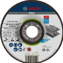 Bosch 2608602389 Tarcza 3w1 A46SBF cięcie, wykańczanie, szlifowanie  10/25
