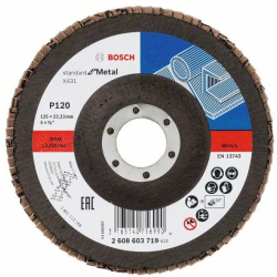 Bosch 2608603719 Listkowa tarcza szlifierska płaska Standard for Metal + Wood 125mm G120 X431  11/23