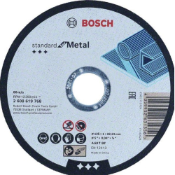 Bosch 2608619768 Tarcza tnąca prosta Standard for Metal 125 x 1,0 mm  11/23