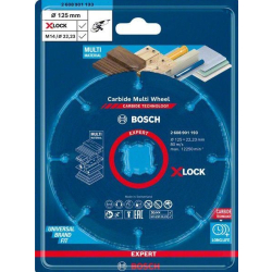 Bosch 2608901193 Tarcza tnąca EXPERT X-LOCK Carbide Multi Wheel 125x22,23mm  12/24