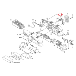 Bosch 2610387991 Małe koło pasowe do szlif. taśmowych PBS7A PBS7AE SKIL 7600 7675  01/26