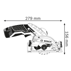Bosch 06016A1001 GKS12V-26  Pilarka tarczowa 12V 0Ah 85mm  07/26
