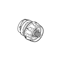 Bosch GSR 10,8-2-LI  Przekładnia kompletna, skrzynia biegów do wkrętarki