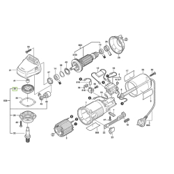 Bosch 1606333606 Koło zębate talerzowe Z=36 do PWS6-115 PWS7-115 PWS600  01/25