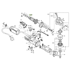 Bosch 1619P21171 wirnik z łożyskiem do GWS12-125S GWS12-125P  08/25