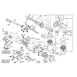 Bosch 1607200200 wyłącznik główny do GWS1400 3601H24801 GWS14-125CIT oryginał  02/25