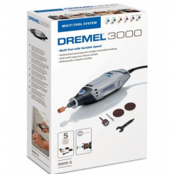 DREMEL 3000 Narzędzie wielofunkcyjne mini szlifierka + 5 szt. osprzętu  01/25