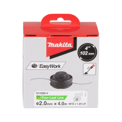 Makita 191D89-4 głowica żyłkowa M10x1,25LH 2,0mm DUR190 DUR191L DUR192L DUR194 DUR368 DUR369 DUX18 UR002G UR003G UR101C  04/25