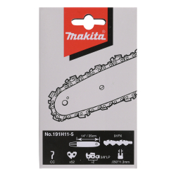 Makita 191H11-5 Łańcuch tnący 35cm, 3/8, 1,3mm 52 ogniwa do UC3530A EA3500S35B  08/25