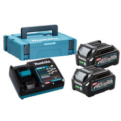 Makita 191J81-6 Zestaw zasilający XGT BL4025x2 40Vmax 2,5Ah + DC40RA MAKPAC  01/26  SUPER PROMOCJA