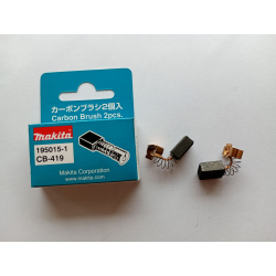 Makita 195015-1 szczotki węglowe CB-419 6x9 oryginalne do HR2450 4351FCT BO6030 UH6580  08/26