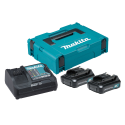 Makita 197652-7 Zestaw zasilający CXT MAKPAC BL1016x2 12Vmax 1,5Ah + DC10SB  08/25  SUPER PROMOCJA