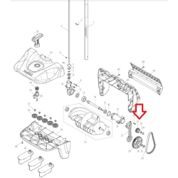 Makita 222214-3 Rolka napędowa 5-34.6 do SN400MP  01/26*