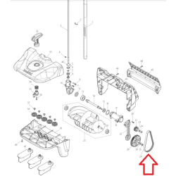 Makita 225113-8 Pasek transmisyjny zębaty do SN400MP  01/26*