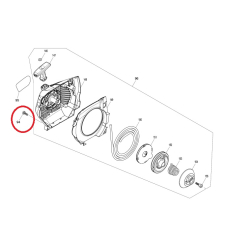 Makita 266651-1 Śruba 1 szt. do rozrusznika 131160600 do EA5600F 5,5x16  08/25*
