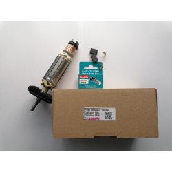 Makita 515613-9 wirnik + szczotki CB-325 do 9557HNG 9558HNG oryginał  **
