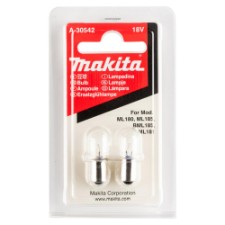 Makita A-30542 Żarówki do latarki ML180 ML185 BML185 ML181 18V 2 szt.  04/25