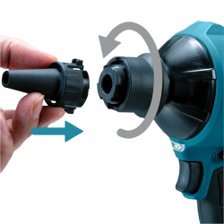 Makita AS001GZ dmuchawa pompka XGT 40Vmax 0Ah 200 m/s 1,1 m³/min  08/26