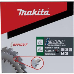 Makita B-67315 Tarcza do drewna 305x30mm 80Z Efficut  08/26