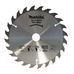 Makita  D-03333  Tarcza tnąca do piły, Standard T.C.T, 165 x 20 mm, 24Z  04/25