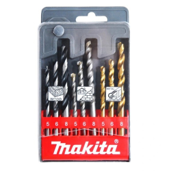 Makita D-08660 Zestaw wierteł 9 szt. do betonu, metalu i drewna w etui