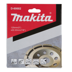 Makita D-60682 Tarcza diamentowa do szlifowania betonu 125x22,23mm single zgrubna  12/24