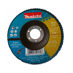 MAKITA D-63781 TARCZA LISTKOWA ŚCIERNICA 125mm P40 METAL STAL INOX 1 szt.
