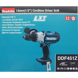 Makita DDF451Z 3-biegowa wiertarko-wkrętarka akumulatorowa 80Nm 18V 0Ah body  12/24