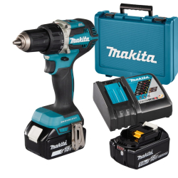 Makita DDF484RTE 2-biegowa wiertarko-wkrętarka 18V LI-ION 5,0Ah 54Nm walizka  11/23  SUPER PROMOCJA
