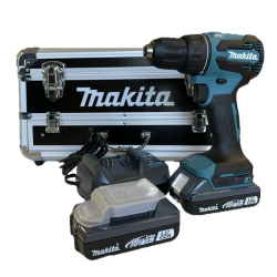 Makita DDF490WVX7 Wkrętarka BLDC 18V + 2x 2,0Ah + metalowa walizka i akcesoria  04/25  SUPER PROMOCJA
