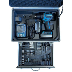 Makita DDF490WVX7 Wkrętarka BLDC 18V + 2x 2,0Ah + metalowa walizka i akcesoria  04/25  SUPER PROMOCJA