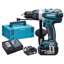 Makita DHP458RTJ Wiertarko-wkrętarka udarowa 91Nm 18V 5,0Ah  04/25