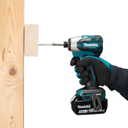 Makita DTD158Z Wkrętarka bezszczotkowa, zakrętarka udarowa 18V 0Ah 170Nm 1/4