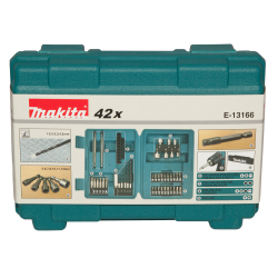 Makita E-13166 zestaw wierteł i bitów do pracy z metalem w walizce 42 szt.  10/26