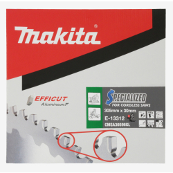 Makita E-13312 Tarcza do aluminium 305x30mm 96Z Efficut  08/26