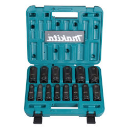 Makita E-16586 Zestaw nasadek udarowych Impact Black 1/2" 14 szt. walizka  02/26  SUPER PROMOCJA