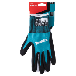Makita P-84682 Rękawice ochronne powlekane odporne na przecięcia poziom 1 rozmiar M / 8  08/26  SUPER PROMOCJA