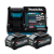 Makita 191L77-9 Zestaw zasilający XGT akumulatory + ładowarka BL4040 x 2 + DC40RA  **  SUPER PROMOCJA