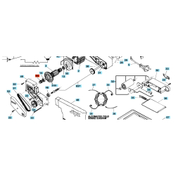 Bosch 2610386472 Koło pasowe małe do szlifierek taśmowych SKIL 1100H1 1200H1 1205H1  05/15